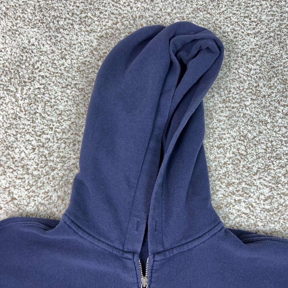 Polo Ralph Lauren Hoodie Womens Small Blue Full Zip Fleece Sweatshirt Logo Top - Picture 2 of 10